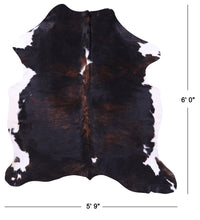 Thumbnail for Tricolor Natural Cowhide Rug - Medium 6' 0