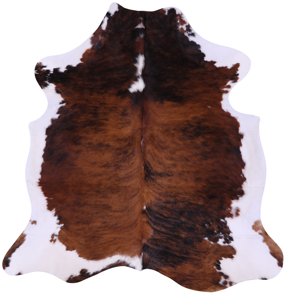 Brindle Natural Cowhide Rug - Large 6'8"H x 6'6"W