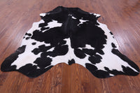 Thumbnail for Black & White Natural Cowhide Rug - XX-Large 7'11