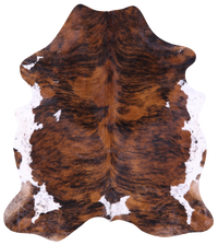 Thumbnail for Brindle Natural Cowhide Rug - X-Large 7'2