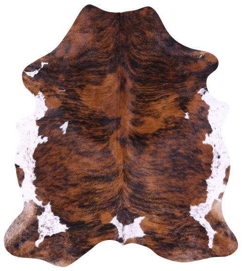 Brindle Natural Cowhide Rug - X-Large 7'2
