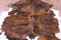 Thumbnail for Brindle Natural Cowhide Rug - X-Large 7'2