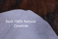 Thumbnail for Brindle Natural Cowhide Rug - X-Large 7'2