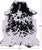 Black Salt & Pepper Natural Cowhide Rug - X-Large 7'0"H x 6'2"W