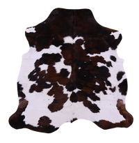 Thumbnail for Tricolor Natural Cowhide Rug - Medium 6' 0