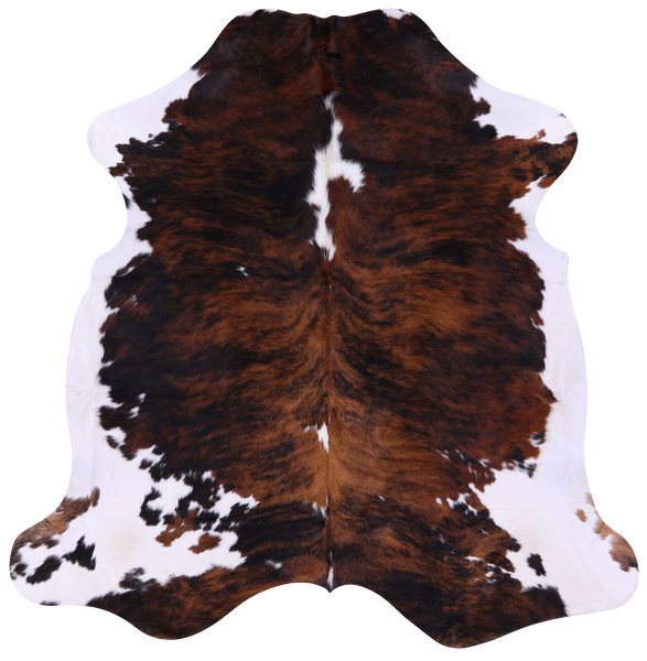 Brindle Natural Cowhide Rug - X-Large 7'0"H x 6'10"W