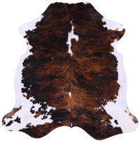 Thumbnail for Brindle Natural Cowhide Rug - X-Large 7'0