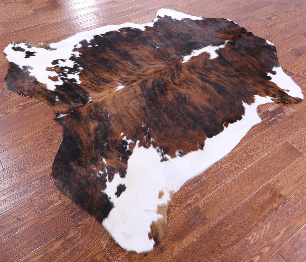 Brindle Natural Cowhide Rug - X-Large 7'0"H x 6'10"W