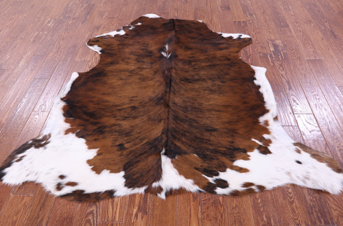 Brindle Natural Cowhide Rug - Large 6'7