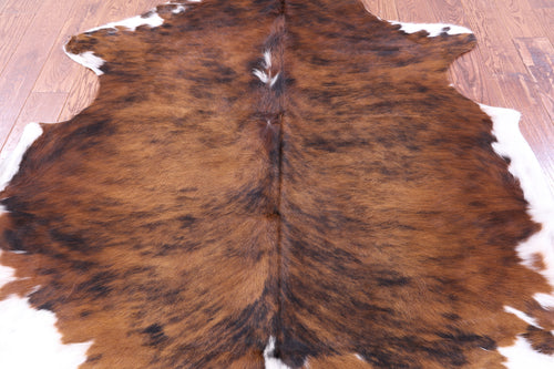 Brindle Natural Cowhide Rug - Large 6'7