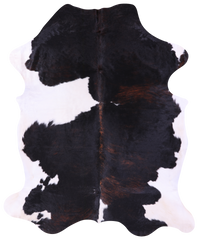 Thumbnail for Tricolor Natural Cowhide Rug - X-Large 7'6