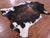 Tricolor Natural Cowhide Rug - X-Large 7'7"H x 6'1"W