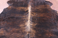 Thumbnail for Brindle Natural Cowhide Rug - Large 6' 6