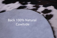 Thumbnail for Tricolor Natural Cowhide Rug - Large 6'4