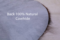 Thumbnail for Tricolor Natural Cowhide Rug - Large 6'7