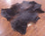 Dark Brindle Natural Cowhide Rug - Large 6'7"H x 5'7"W