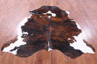 Thumbnail for Tricolor Natural Cowhide Rug - XLarge 7' 0