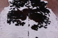 Thumbnail for Tricolor Natural Cowhide Rug - Large 6'8