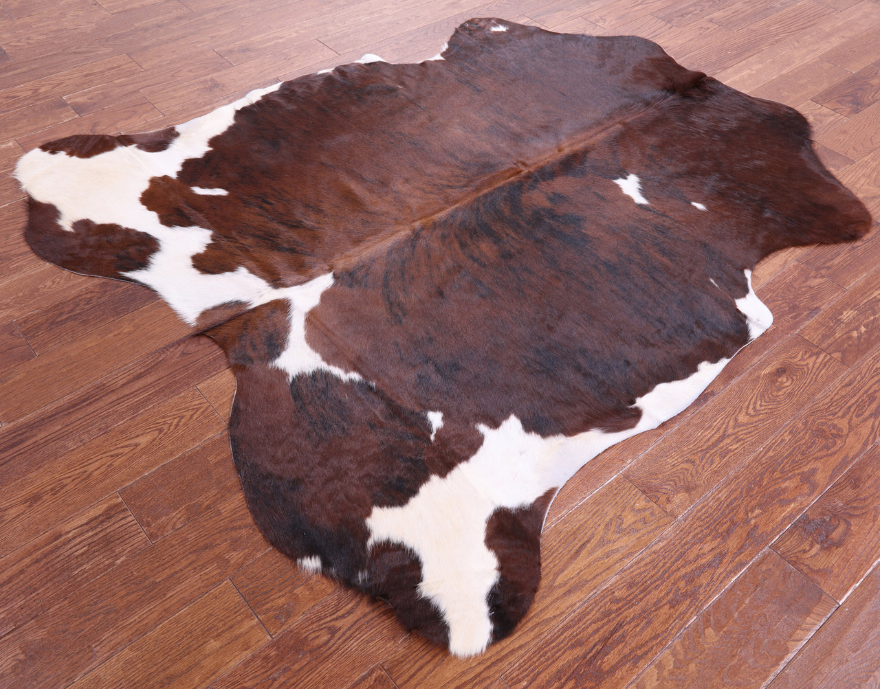 Brindle Natural Cowhide Rug - Medium 6'2"H x 5'6"W