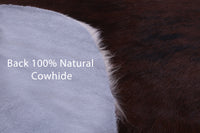 Thumbnail for Brindle Natural Cowhide Rug - Medium 6'2