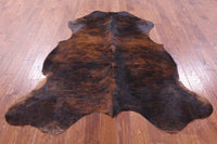 Thumbnail for Brindle Natural Cowhide Rug - Large 6'8