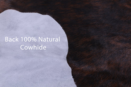 Brindle Natural Cowhide Rug - Large 6'8