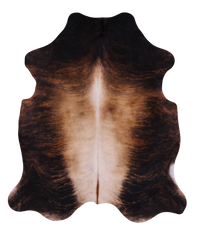 Thumbnail for Brindle Natural Cowhide Rug - XLarge 7' 0