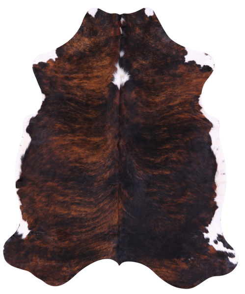 Brindle Natural Cowhide Rug - X-Large 7'0"H x 5'9"W