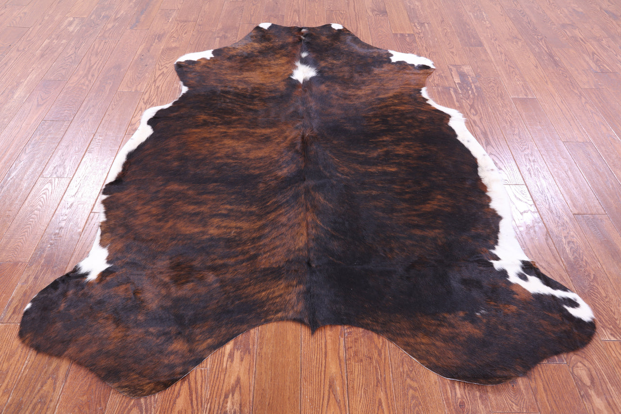 Brindle Natural Cowhide Rug - X-Large 7'0"H x 5'9"W