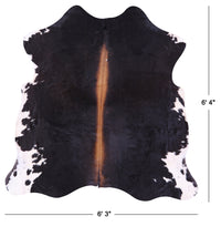 Thumbnail for Brown Natural Cowhide Rug - Large 6' 4