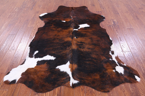 Brindle Natural Cowhide Rug - Large 6'9