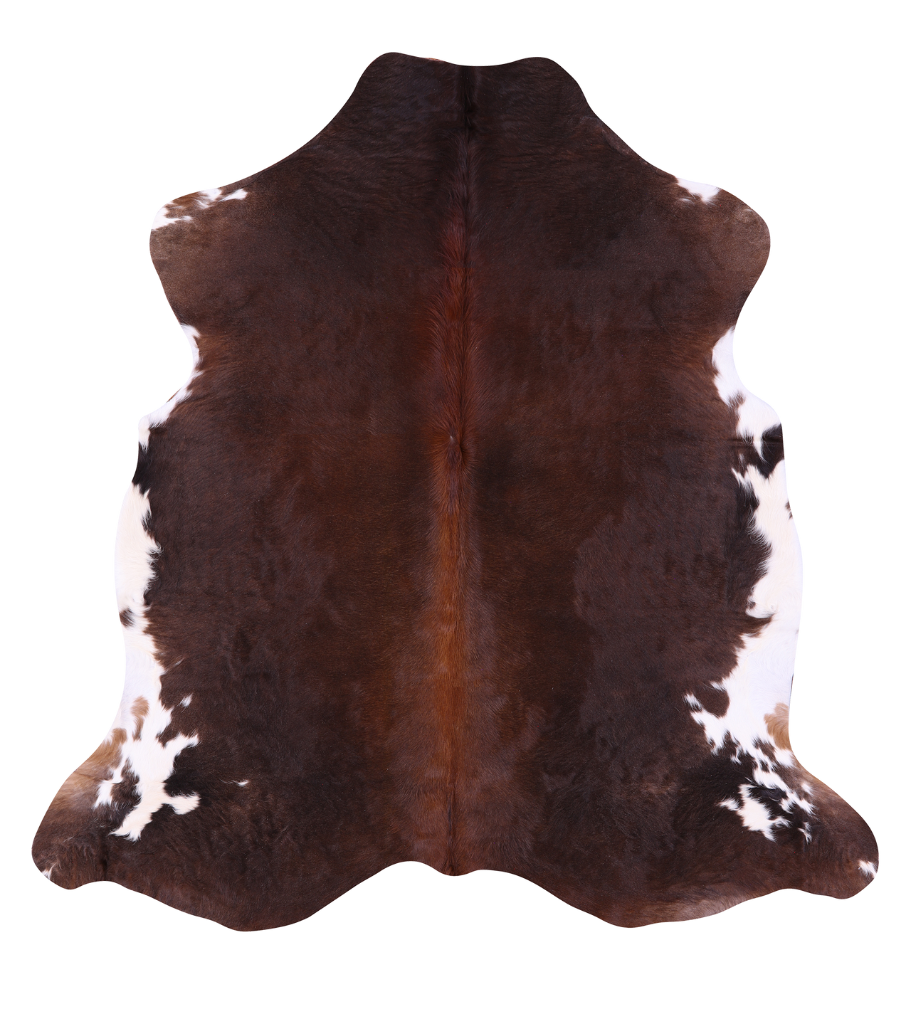 Brown Natural Cowhide Rug - Large 6'9"H x 6'5"W