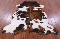 Thumbnail for Tricolor Natural Cowhide Rug - Large 6'9