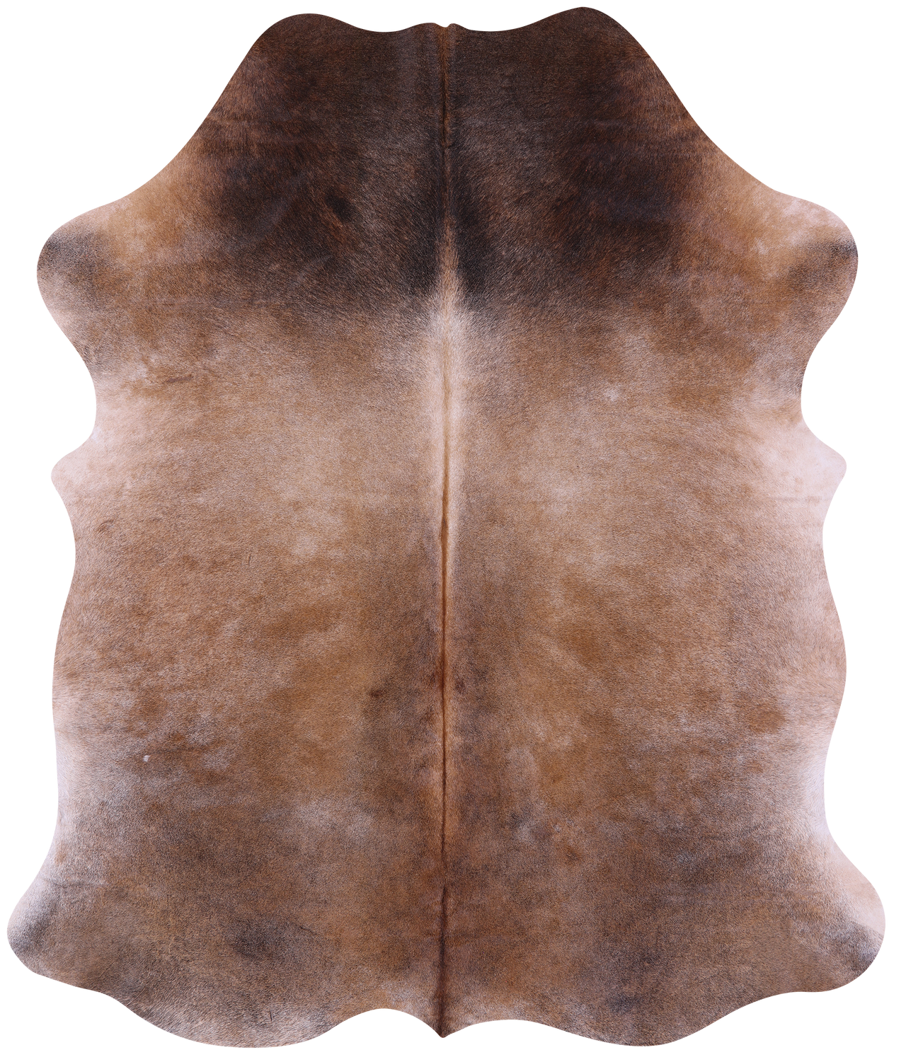 Brown Natural Cowhide Rug - X-Large 7'0"H x 5'10"W