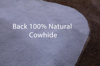 Thumbnail for Brown Natural Cowhide Rug - X-Large 7'0