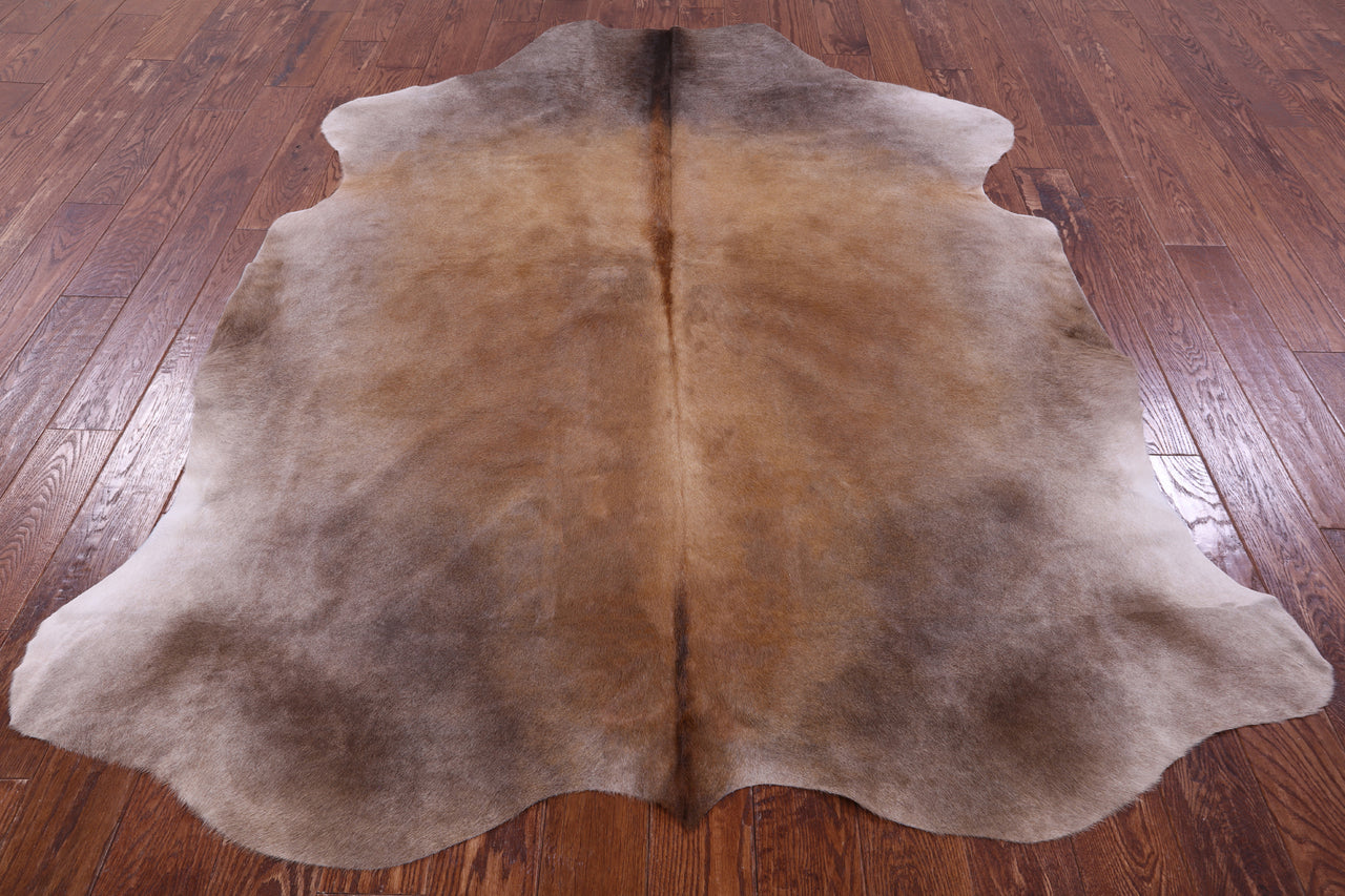 Brown Natural Cowhide Rug - X-Large 7'5"H x 5'11"W