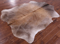 Thumbnail for Brown Natural Cowhide Rug - X-Large 7'5