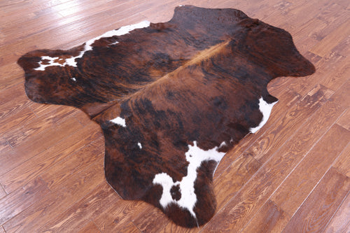 Brindle Natural Cowhide Rug - Large 6'10