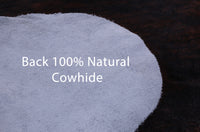 Thumbnail for Brindle Natural Cowhide Rug - Large 6'10