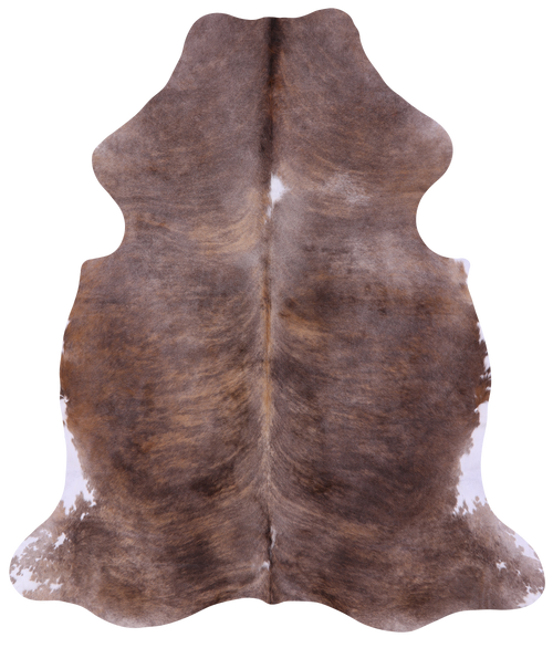Light Brindle Natural Cowhide Rug - X-Large 7'6