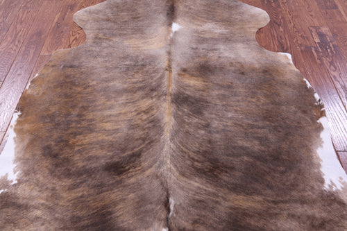 Light Brindle Natural Cowhide Rug - X-Large 7'6