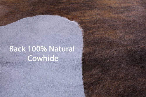 Light Brindle Natural Cowhide Rug - X-Large 7'6