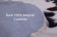 Thumbnail for Tricolor Natural Cowhide Rug - Large 6'6