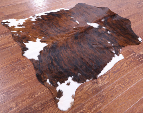 Brindle Natural Cowhide Rug - Medium 5'6