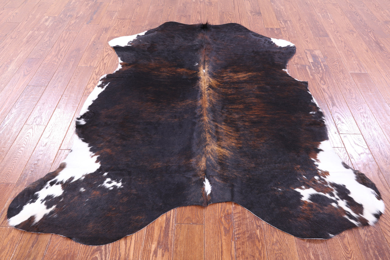 Brindle Natural Cowhide Rug - Large 6'6"H x 5'7"W