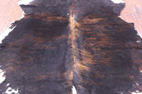 Thumbnail for Brindle Natural Cowhide Rug - Large 6'6