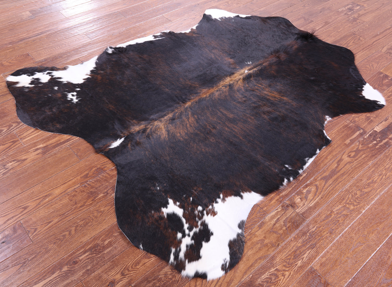 Brindle Natural Cowhide Rug - Large 6'6"H x 5'7"W