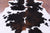 Tricolor Natural Cowhide Rug - X-Large 7'0"H x 6'0"W