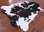 Tricolor Natural Cowhide Rug - X-Large 7'0"H x 6'0"W