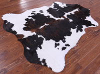 Thumbnail for Tricolor Natural Cowhide Rug - X-Large 7'0